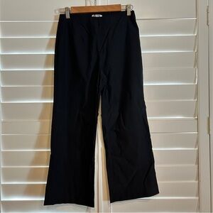 Nic + Zoe Wide Leg Pull on Pant Black Size 4